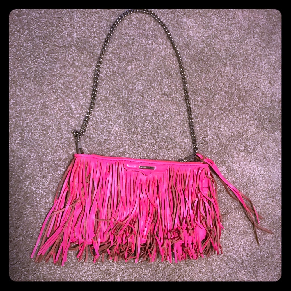 Rebecca Minkoff Leather Fringe shoulder bag